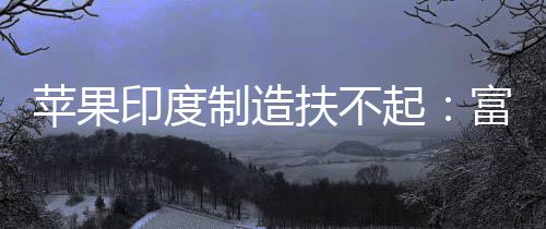 度工康印印度苹果起制造召回0中扶不富士国工厂再程师